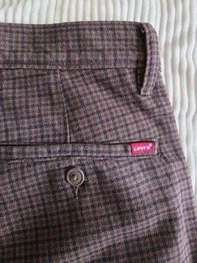 Levi's Men's XX Chinos Black Brown Plaid Relaxed Straight
